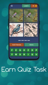 Earn Quiz Task: Puzzle Game 2